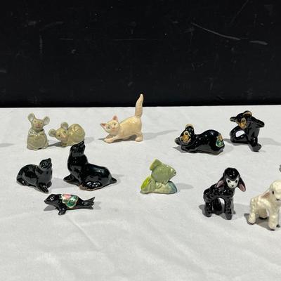 Vintage Rosemeade Pottery Miniature Animals