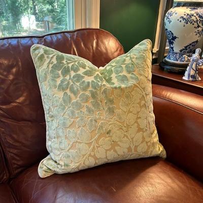 Pair of down filled pillows. 