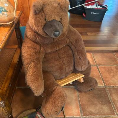 Vintage very large FAO Schwarz teddy bear. 