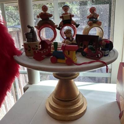 Small German handmade ornaments. 
