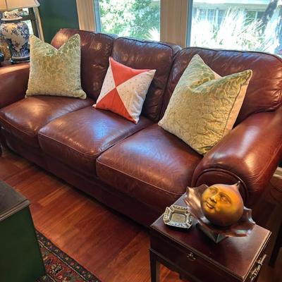 Leather Trend 3-seat sofa. 