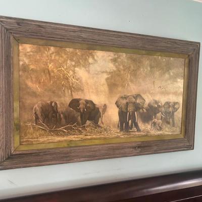 Original large painting on canvas by David Shepherd. 1962. 