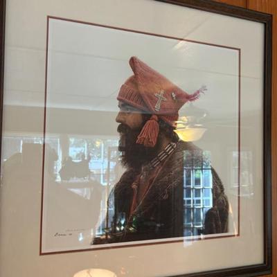 Signed and numbered artist proof by James Elliot Bama. 1980. 628/1500. 