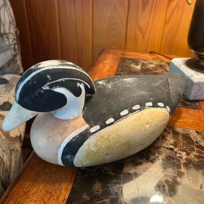 Ceramic duck decoy. Handmade. 