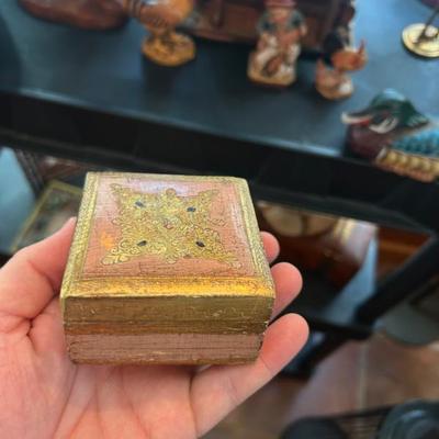 Tiny Florentine box. 