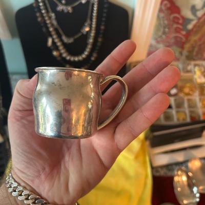 Sterling cup. Randy is engraved on the other side. 