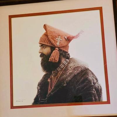 Signed and numbered artist proof by James Elliot Bama. 1980. 628/1500. 
