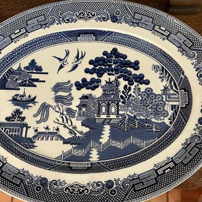 Willow Blue Serving Platter 