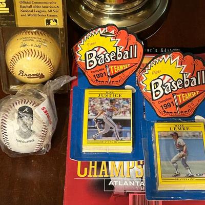 Vintage Braves Baseball Collectibles 