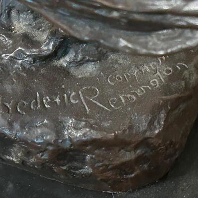 "The Rattlesnake" by Frederic Remington Jumbo Bronze Sculpture