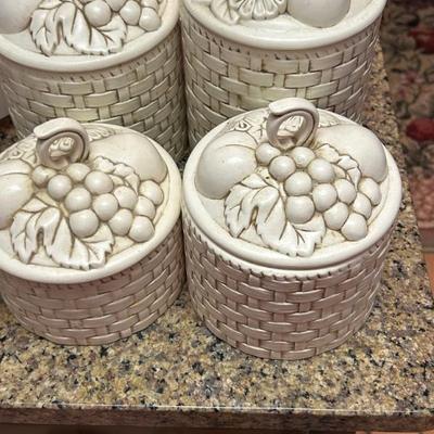 Fruit Design Canister Set 