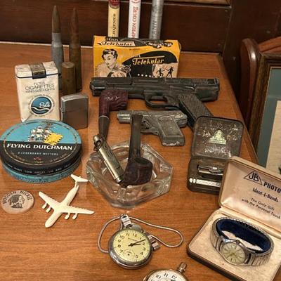Assorted Vintage and Antique Collectibles 
