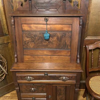 A great selection of incredible antique, MCM and vintage furniture throughout the home. 