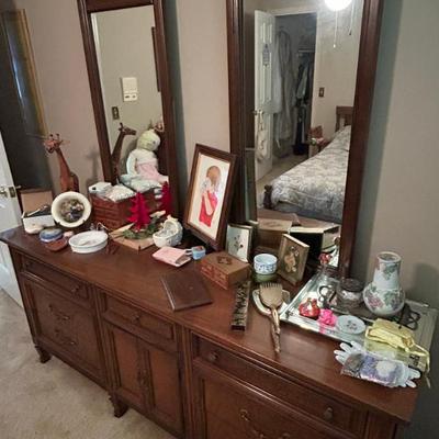 A great selection of incredible antique, MCM and vintage furniture throughout the home. 