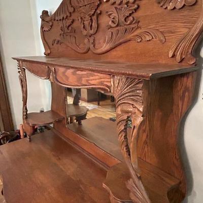 A great selection of incredible antique, MCM and vintage furniture throughout the home. 