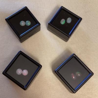 CMS090 Four Pairs Of Beautiful Opal Stones New