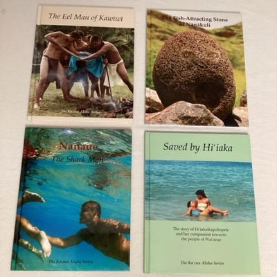 CMS045 Four Children’s Hawaiian Folklore & Legend Hardcover Books