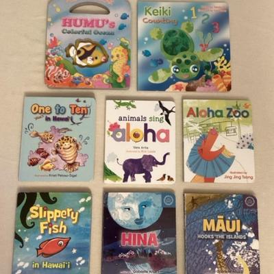 CMS039 Eight Children’s Hawaiian Board Books 