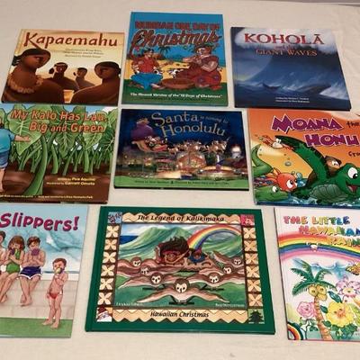 CMS048 Nine Children’s Hawaiian Hardcover Books 