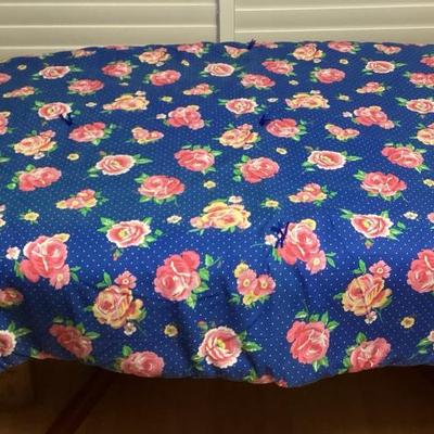 CMS028 Japanese Floral Print Futon Blanket 