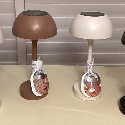 CMS008 Four Solar Powered LED Touch Lamps New