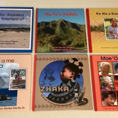 CMS043 Six Children’s Hawaiian Hardcover Books 