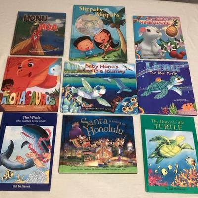 CMS047 Nine Children’s Hawaiian Hardcover Books 
