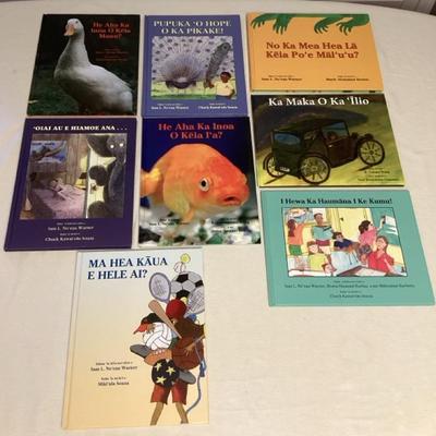 CMS042 Eight Children’s Hawaiian Hardcover Books 