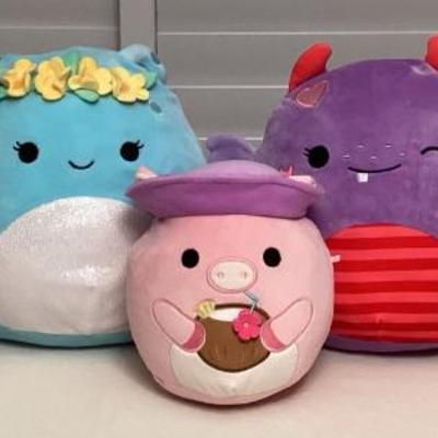 CMS036 Five Adorable Squishmallows Plushies