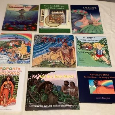 CMS044 Nine Children’s Hawaiian Fairy Tales, Legends & Folk Tales Hardcover Books 