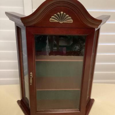 CMS120 Small Pressed Wood Curio Cabinet Display