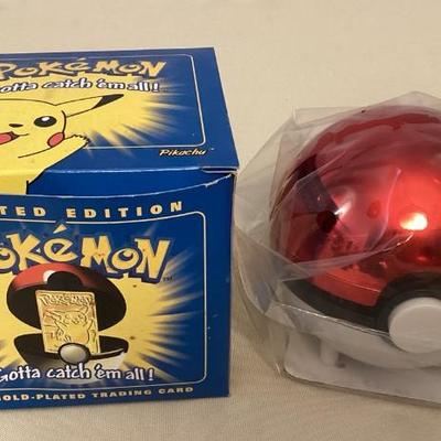 CMS131 Limited Edition Pokémon Pikachu 23K Gold-Plated Trading Card