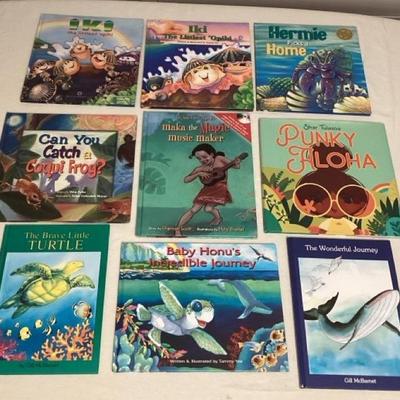 CMS046 Nine Children’s Hawaiian Hardcover Books 