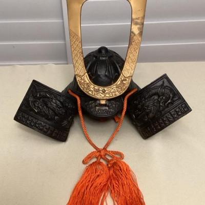 CMS024 Japanese Cast Iron Replica Samurai Helmet
