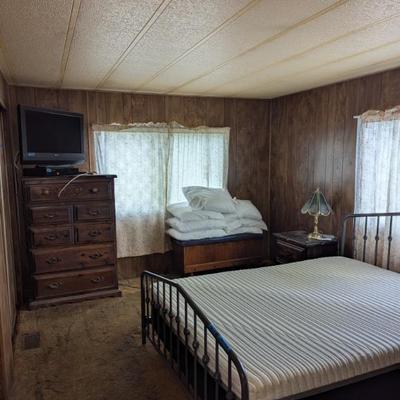 Sale Photo Thumbnail #9: All furniture for sale (besides chest under pillow), queen bed frame and mattress 