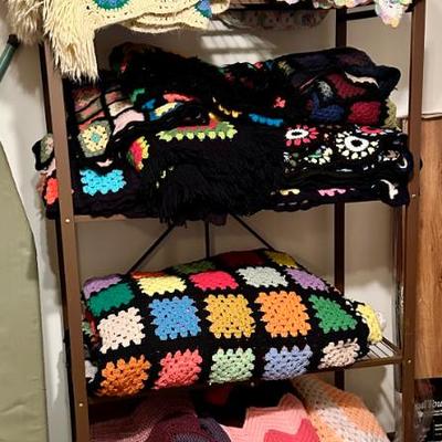 Sale Photo Thumbnail #146: Granny square afghans 