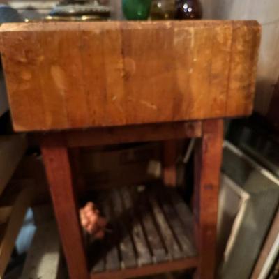 Sale Photo Thumbnail #84: Butcher block