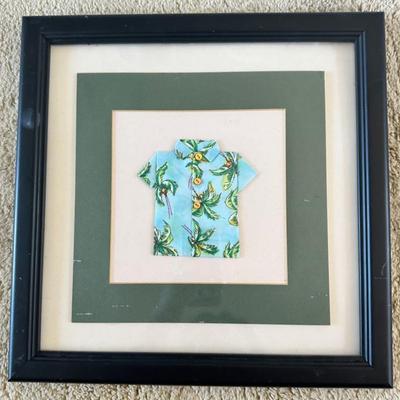 AAA203 - Framed Miniature Aloha Shirt