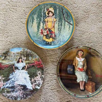 AAA026 - Limited Edition Knowles Plates: Rockwell, Wilcox Smith, “Gone With The Wind”