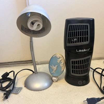 AAA153 - Desk Lamp And Fan 