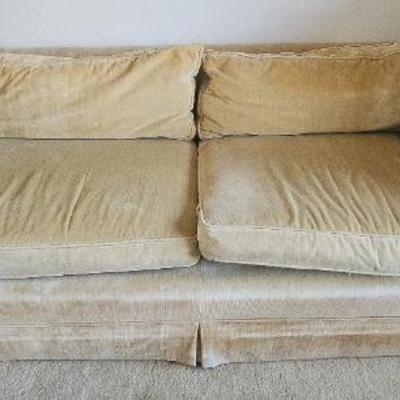 AAA144 - Vintage Velvet Sofa