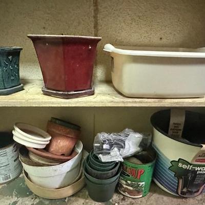 AAA260 - Mystery Lot Of Gardening Pots