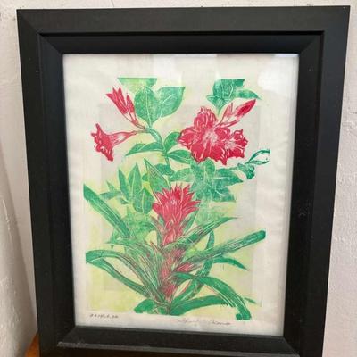 AAA033 Floral Painting By Shinji Asano