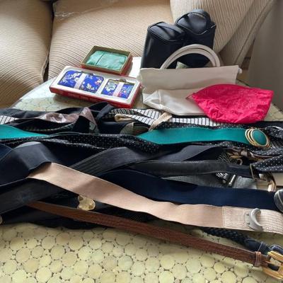 AAA127 - Vintage Belts, Ties, Wallets, Pouches