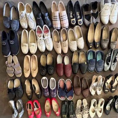 AAA266 Huge Lot of Women’s Shoes - Ferragamo, Karen Scott, AM Fashion Paris & More