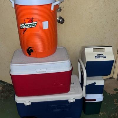 AAA039 6 Assorted Coolers 