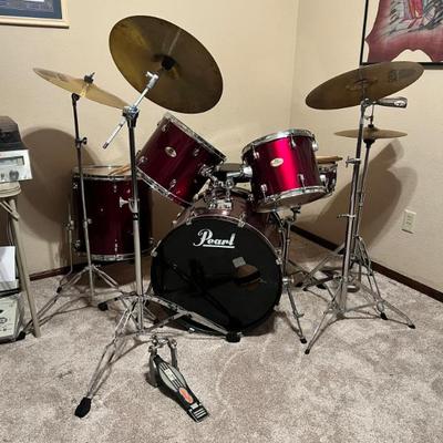 Sale Photo Thumbnail #4: Pearl drum set 