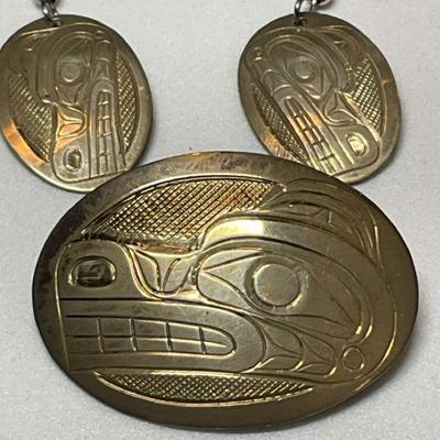 Don lancaster signed northwest coast jewelry