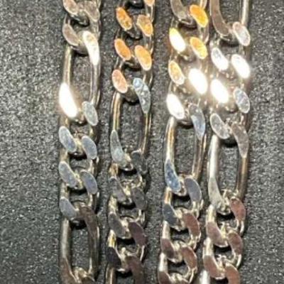 Italian sterling silver link necklace