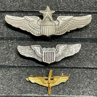 Usaf) aviator badges or "wings"